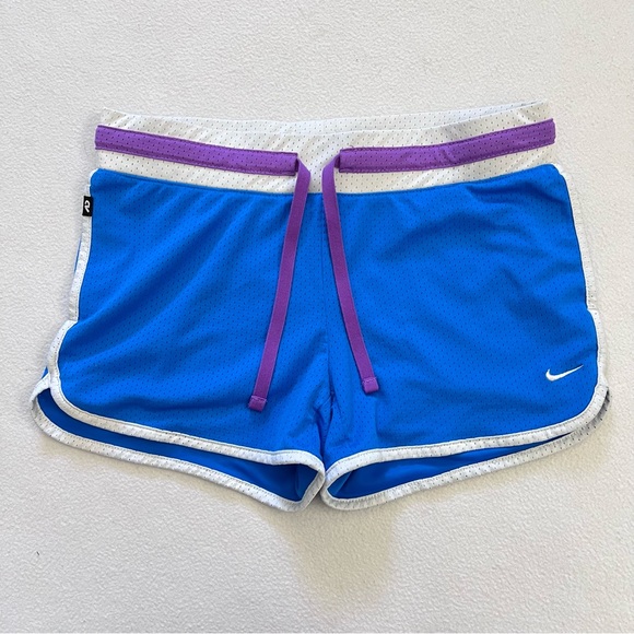 Nike Shorts Nike The Athletic Dept Women Blue Purple Perforated